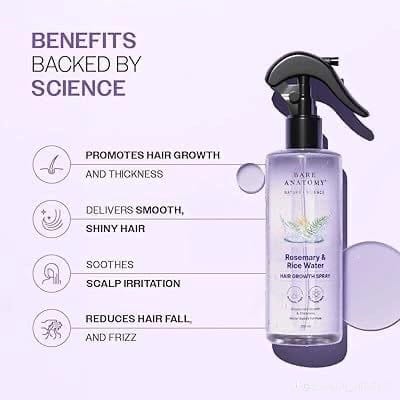 Rosemary & Rice Water Hair Growth Spray for Hair Growth & Thickness (200ML)